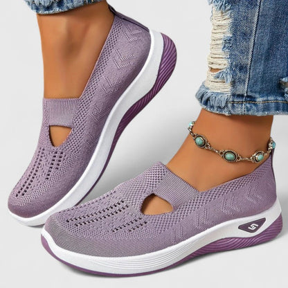 Regine Damen Slip-On Sneaker Atmungsaktives Mesh