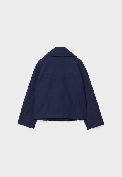 Damen Oversize Kurzmantel Herbst Übergang