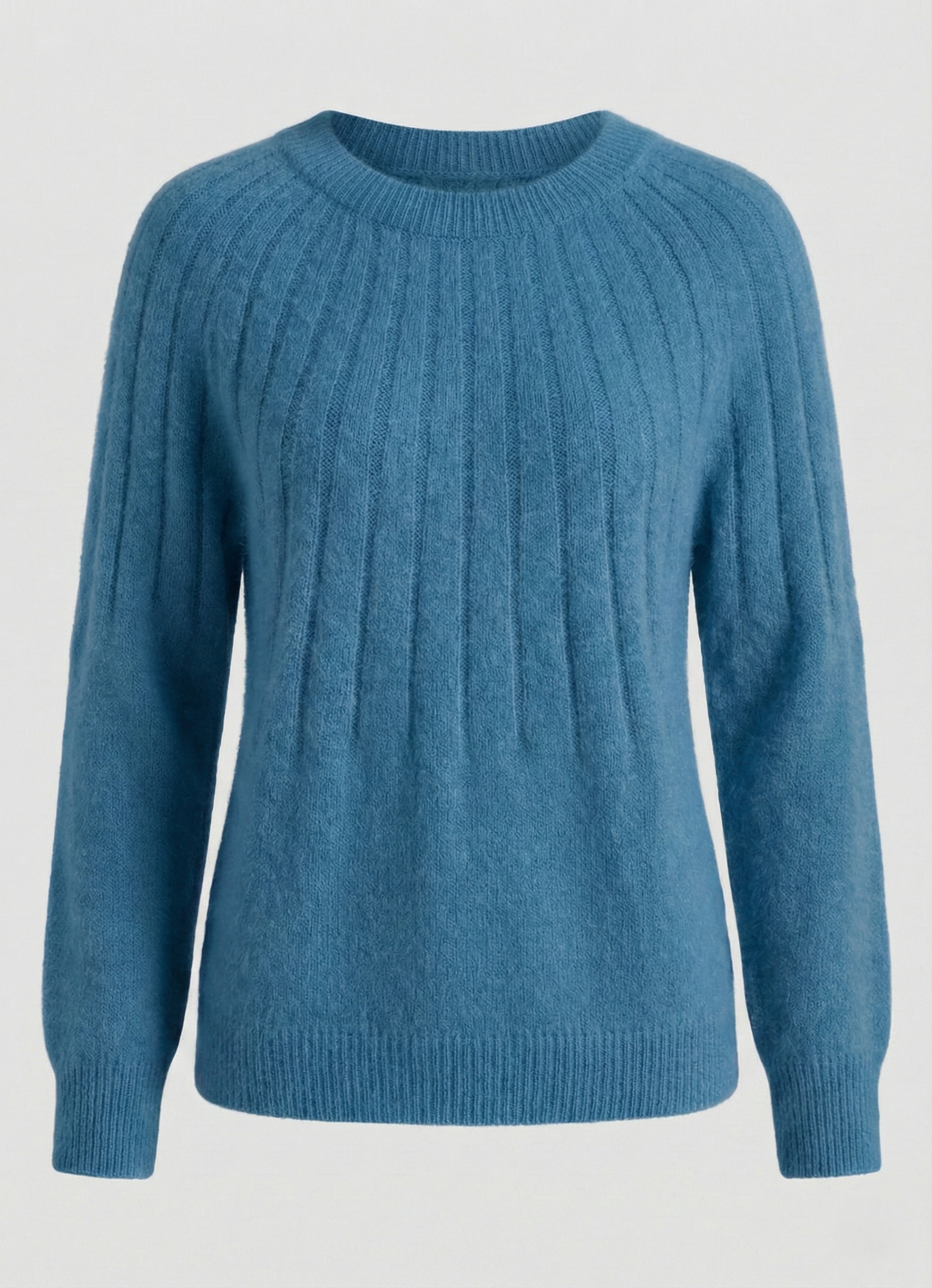 Damen Strickpullover Fluffig