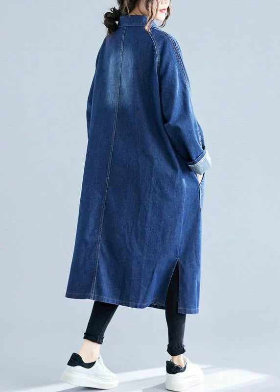 Eveloria Damen Denim Trenchcoat - Eveloria