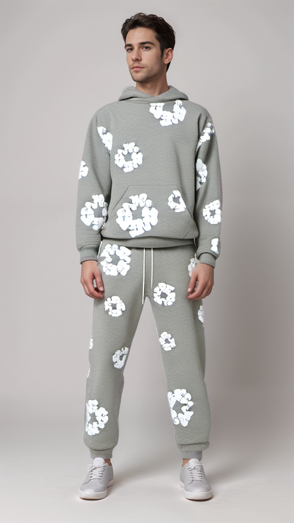 Herren Tracksuit Blumenmuster