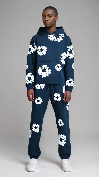 Herren Tracksuit Blumenmuster