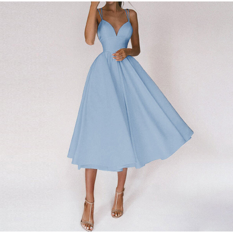 Damen Festliches Midi-Kleid Ballkleid