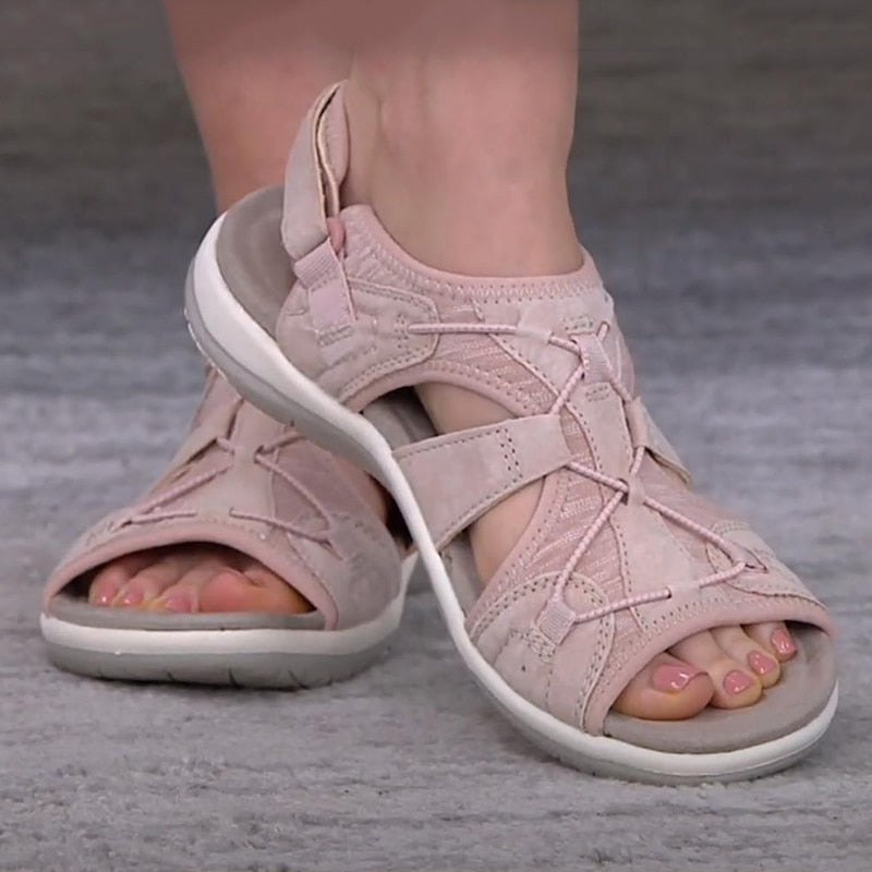 Damen Sandalen Offene Zehen Bequem atmungsaktiv