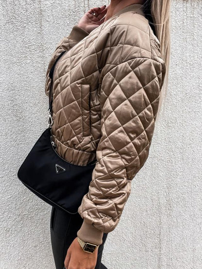 Eveloria Damen Gesteppte Jacke