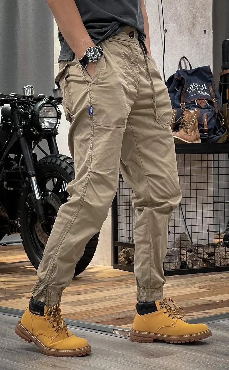 Eveloria Damen Stretch Cargo-Hose Mit Taschen - Eveloria