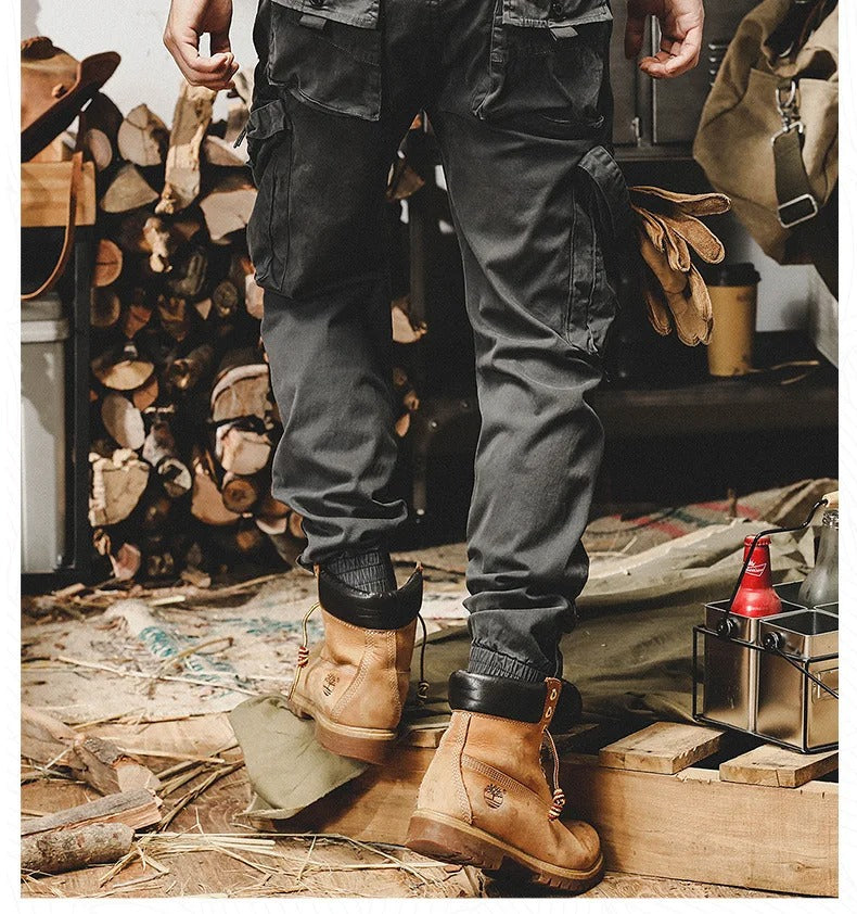 Eveloria Damen Stretch Cargo-Hose Mit Taschen