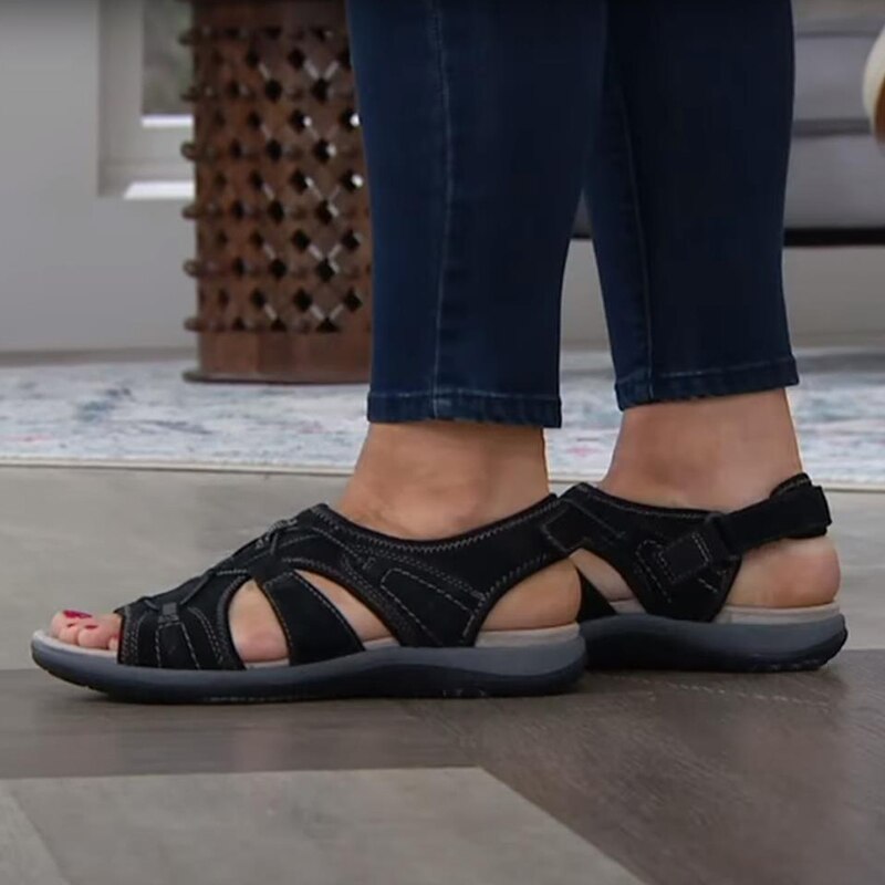 Damen Sandalen Offene Zehen Bequem atmungsaktiv
