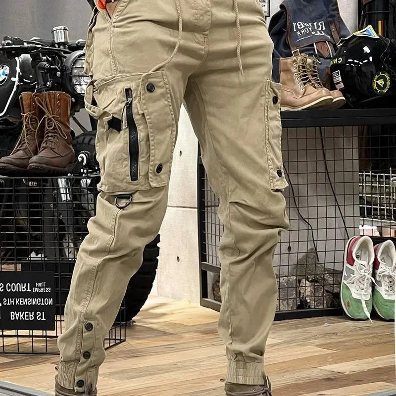 Eveloria Damen Stretch Cargo-Hose Mit Taschen