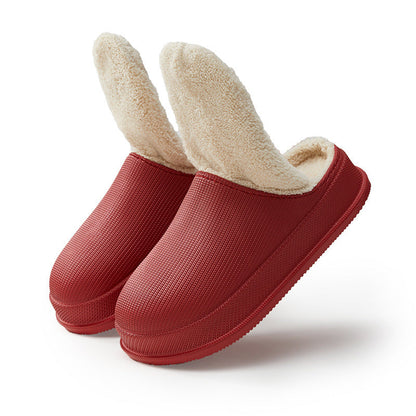 Eveloria Damen Warme Slipper Wollfutter Bequem