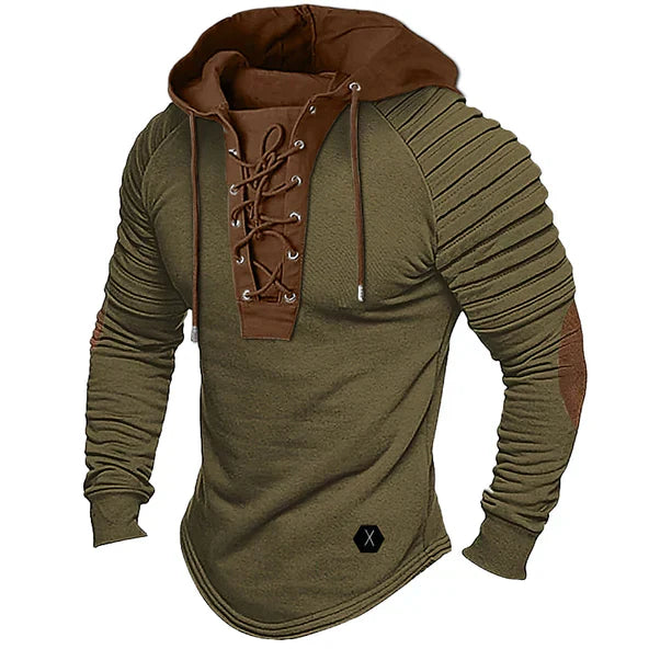 Reed Herren Hoodie Kapuze Schnürung Streetwear
