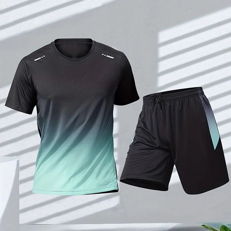 Herren Jogginganzug 2-teilig Sportbekleidungs-Set