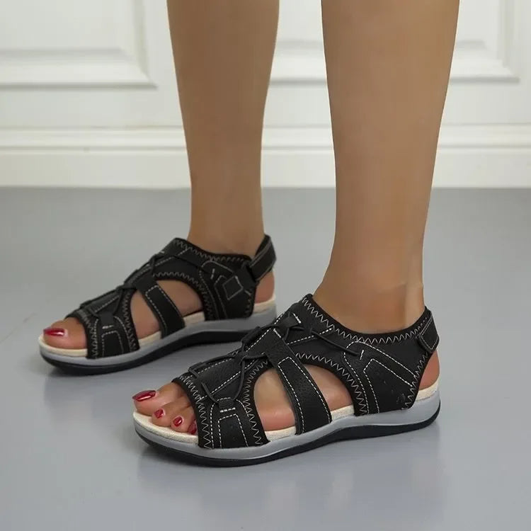 Damen Sandalen Offene Zehen Bequem atmungsaktiv