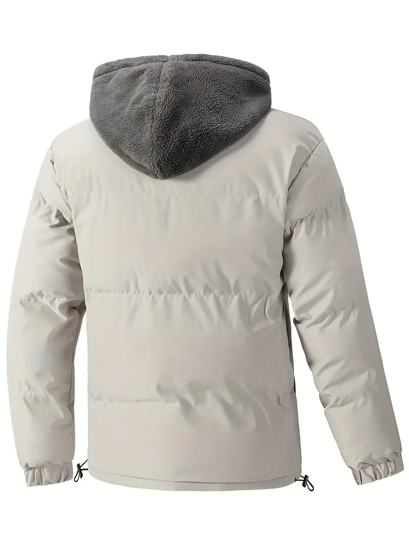 Herren Winterjacke Pufferjacke Wasserdicht Fleece