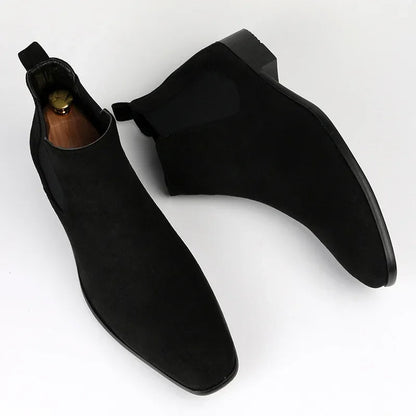 Herren Chelsea Boots Knöchelhohe Leder