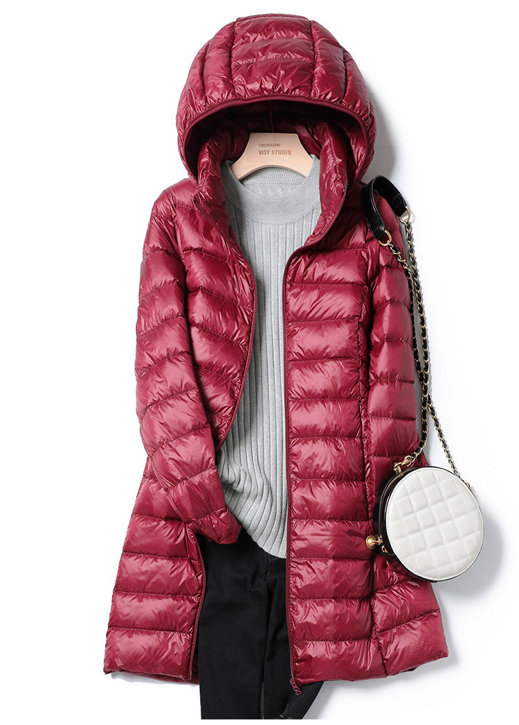 Eveloria Damen Ultraleichte Lange Jacke