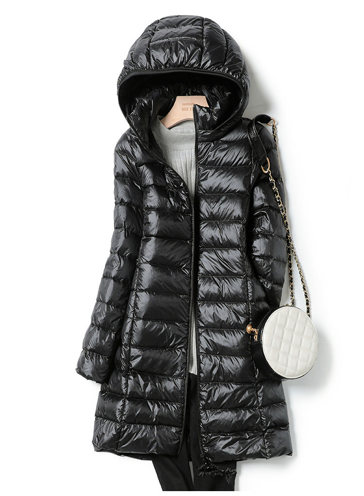 Eveloria Damen Ultraleichte Lange Jacke