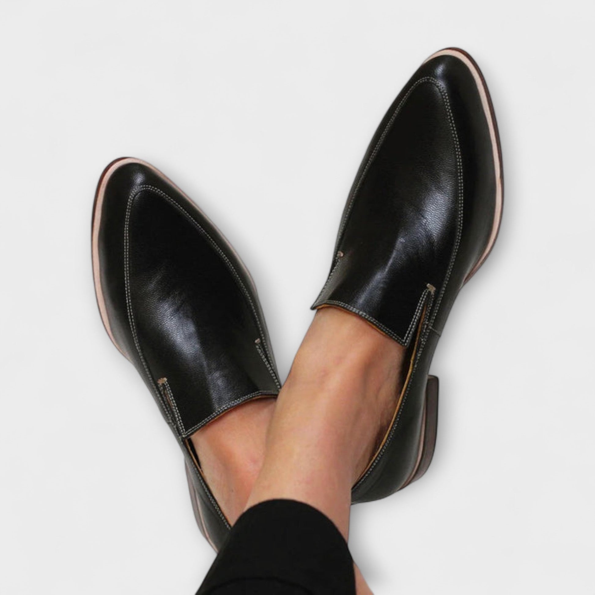 Damen Klassische Slip-On Loafer Flache Schuhe - Eveloria