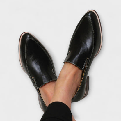Damen Klassische Slip-On Loafer Flache Schuhe - Eveloria