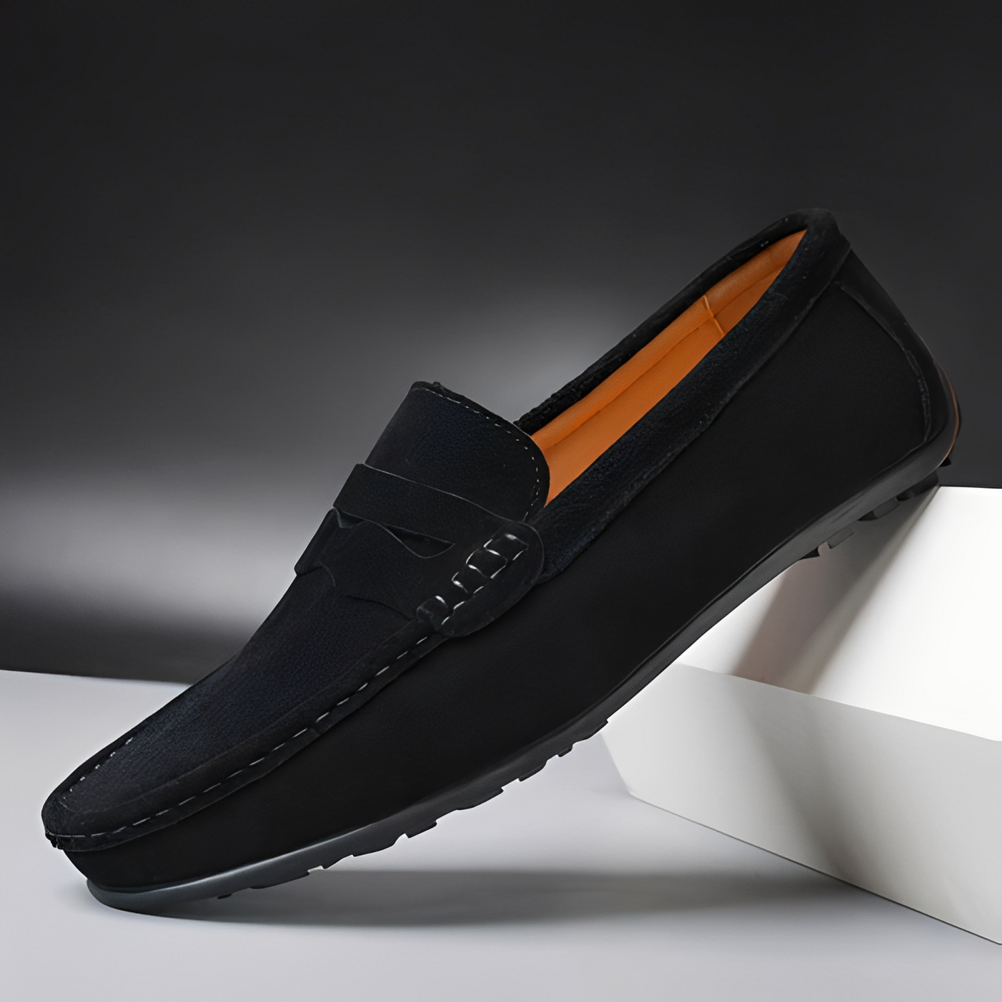 Herren Loafer Elegante Slipper Leder
