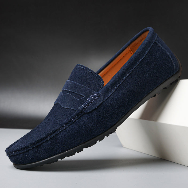 Herren Mokassins Klassisches Lederdesign Bequem