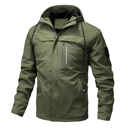 Eveloria Damen Jacke Fleece Kapuze Winddicht Wasserabweisend