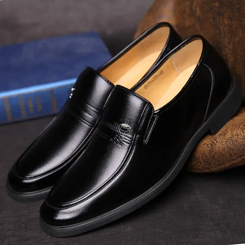 Herren Schnürschuhe Lederoptik Elegant