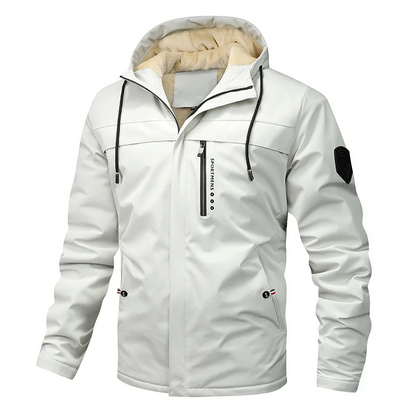 Eveloria Damen Jacke Fleece Kapuze Winddicht Wasserabweisend
