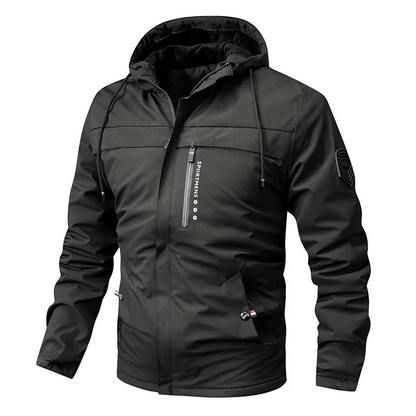 Eveloria Damen Jacke Fleece Kapuze Winddicht Wasserabweisend