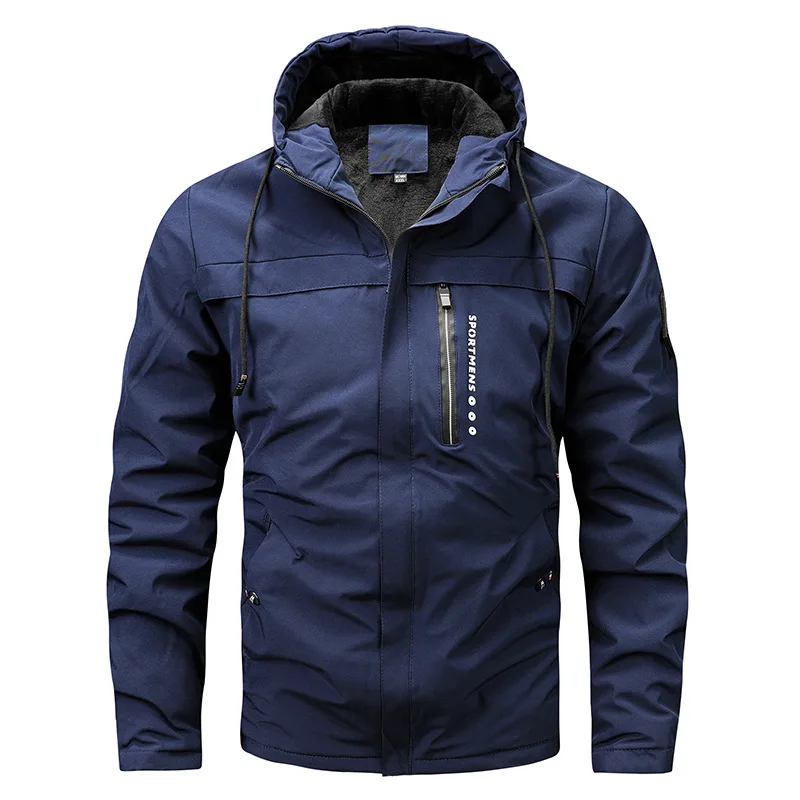 Eveloria Damen Jacke Fleece Kapuze Winddicht Wasserabweisend