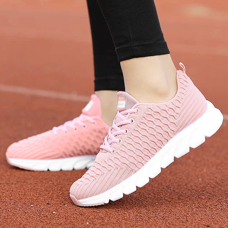 Eveloria Damen Leichte Knöchelhohe Sneaker Rutschfeste Sohle