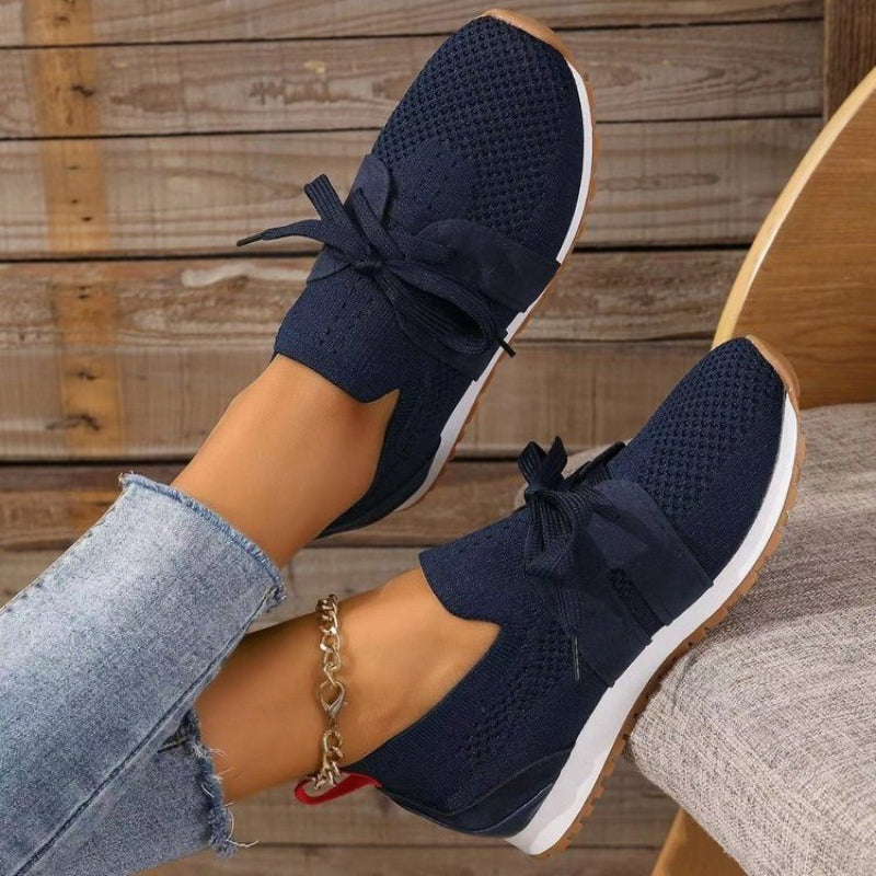 Eveloria Damen Orthopädische Laufschuhe Leichtes Mesh Weiß