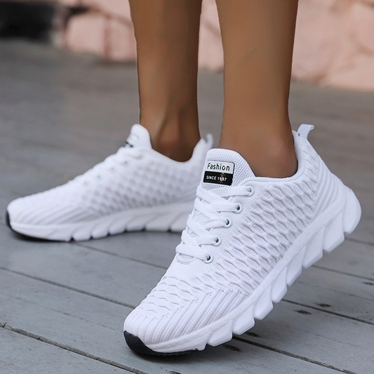 Eveloria Damen Leichte Knöchelhohe Sneaker Rutschfeste Sohle - Eveloria
