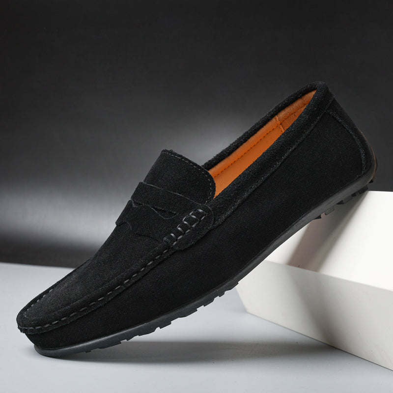 Herren Mokassins Klassisches Lederdesign Bequem