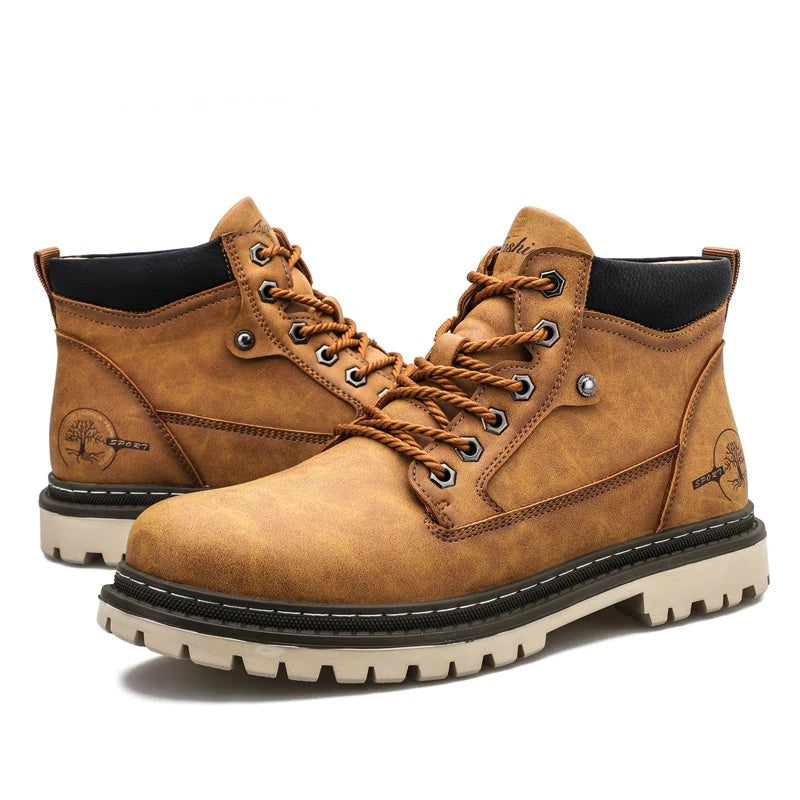 Herren Stiefel Ankle Boots Robust Gepolstert