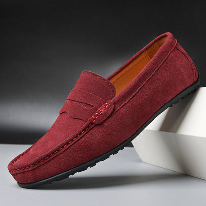 Herren Mokassins Klassisches Lederdesign Bequem