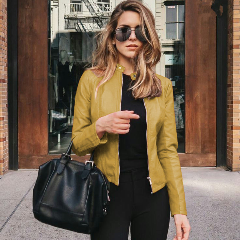Eveloria Damen Stehkragenjacke