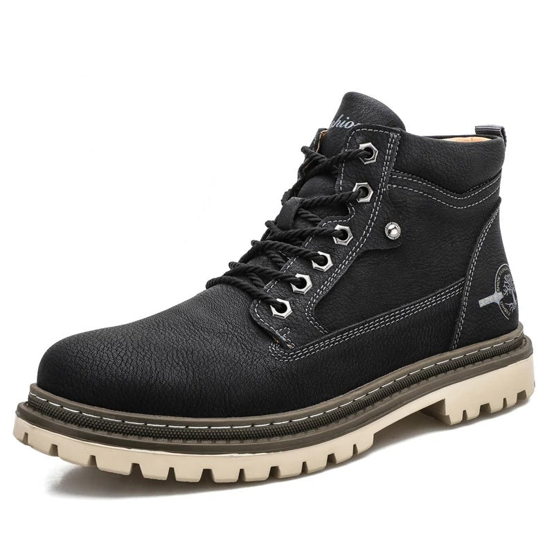 Herren Stiefel Ankle Boots Robust Gepolstert