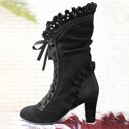 Eveloria Damen Stiefel Hochabsatz