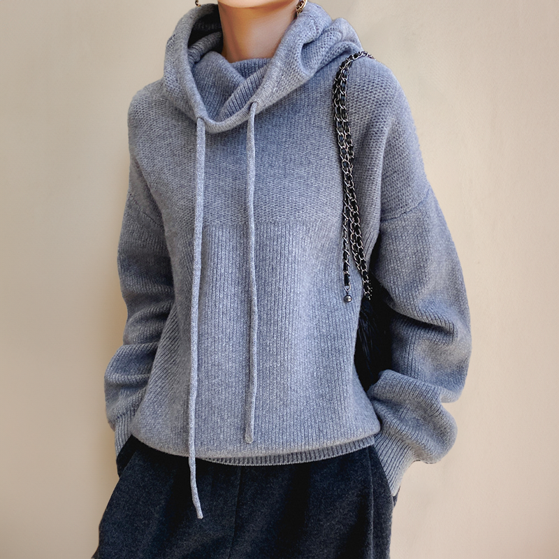 Eveloria Damen Hoodie Merino Wolle