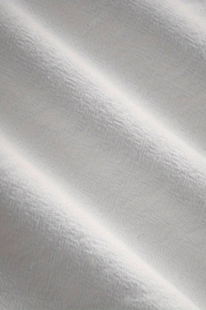 Herren Loungehose Weiß Baumwolle Bequem