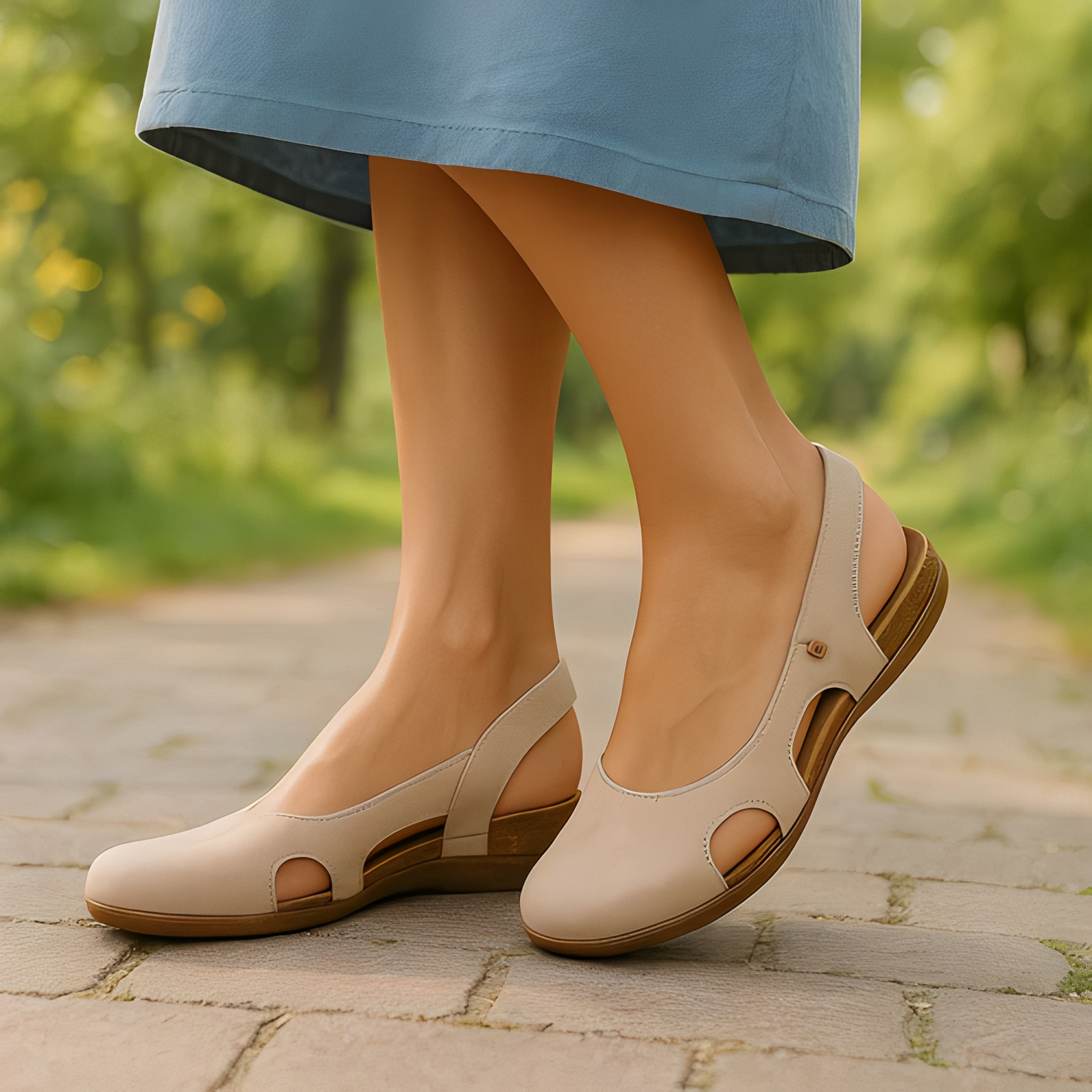 Damen Komfortsandalen Ergonomisch Verstellbar Schwarz - Eveloria