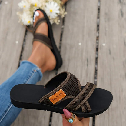Eveloria Damen Riemchensandalen Lässig