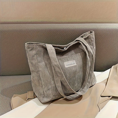 Eveloria Damen Cordtasche Elegant Braun