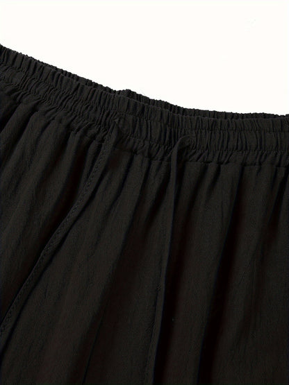 Herren Leinenhose Komfort Lang