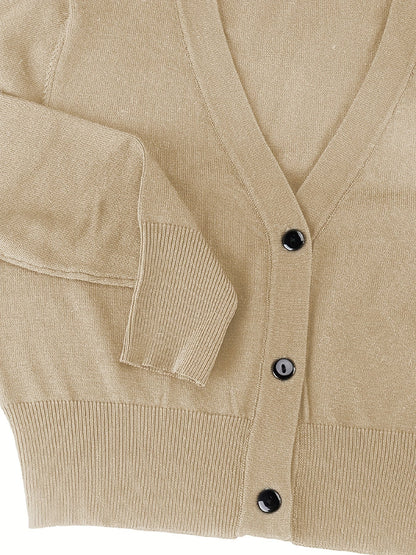 Eveloria Damen Bolerojacke Knopfverschluss
