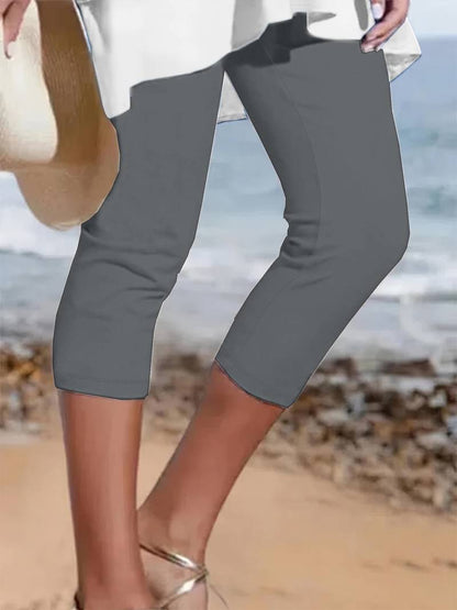 Damen Leggings Bequem Alltag