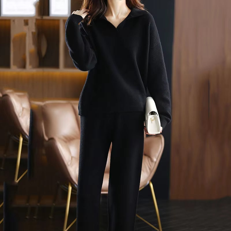 Eveloria Damen Kaschmir-Set