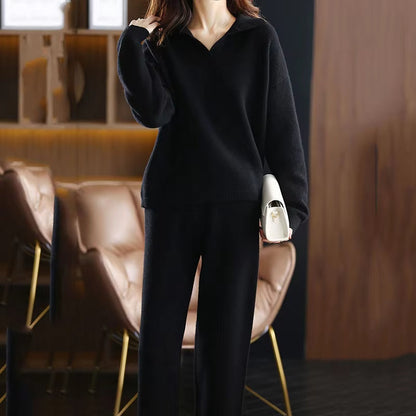Eveloria Damen Kaschmir-Set