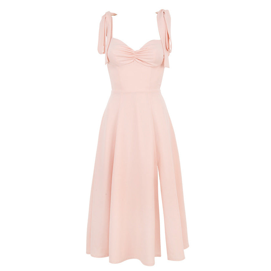 Eveloria Damenkleid mit Trägern Französisches Design